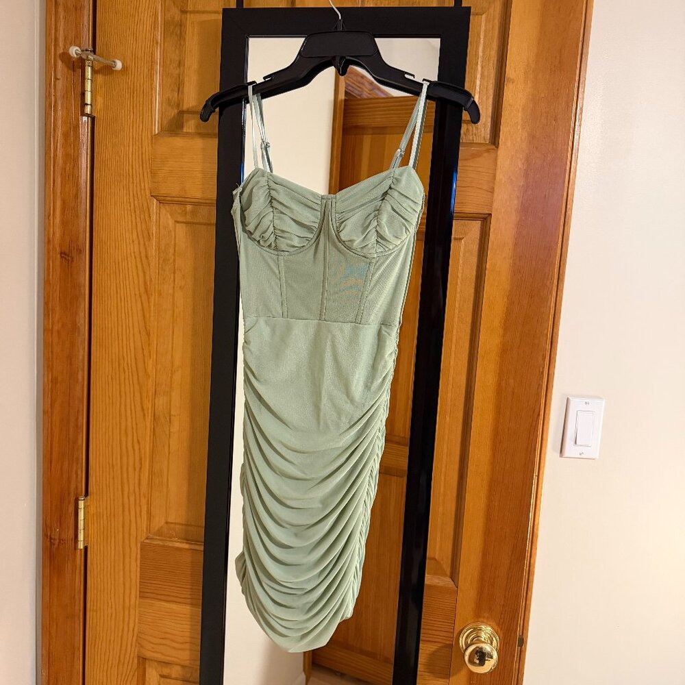 Mint Green Mini Dress